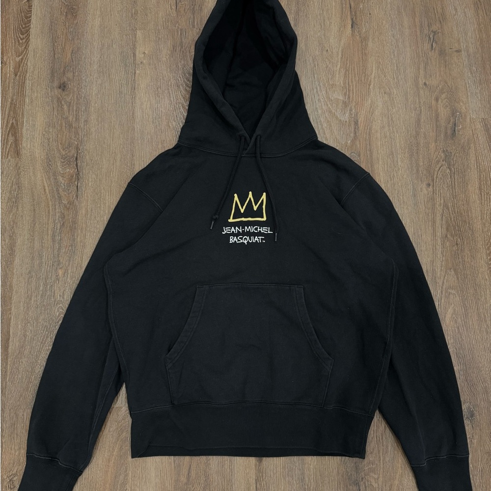 Jean Michel Basquiat x Uniqlo Black Hoodie